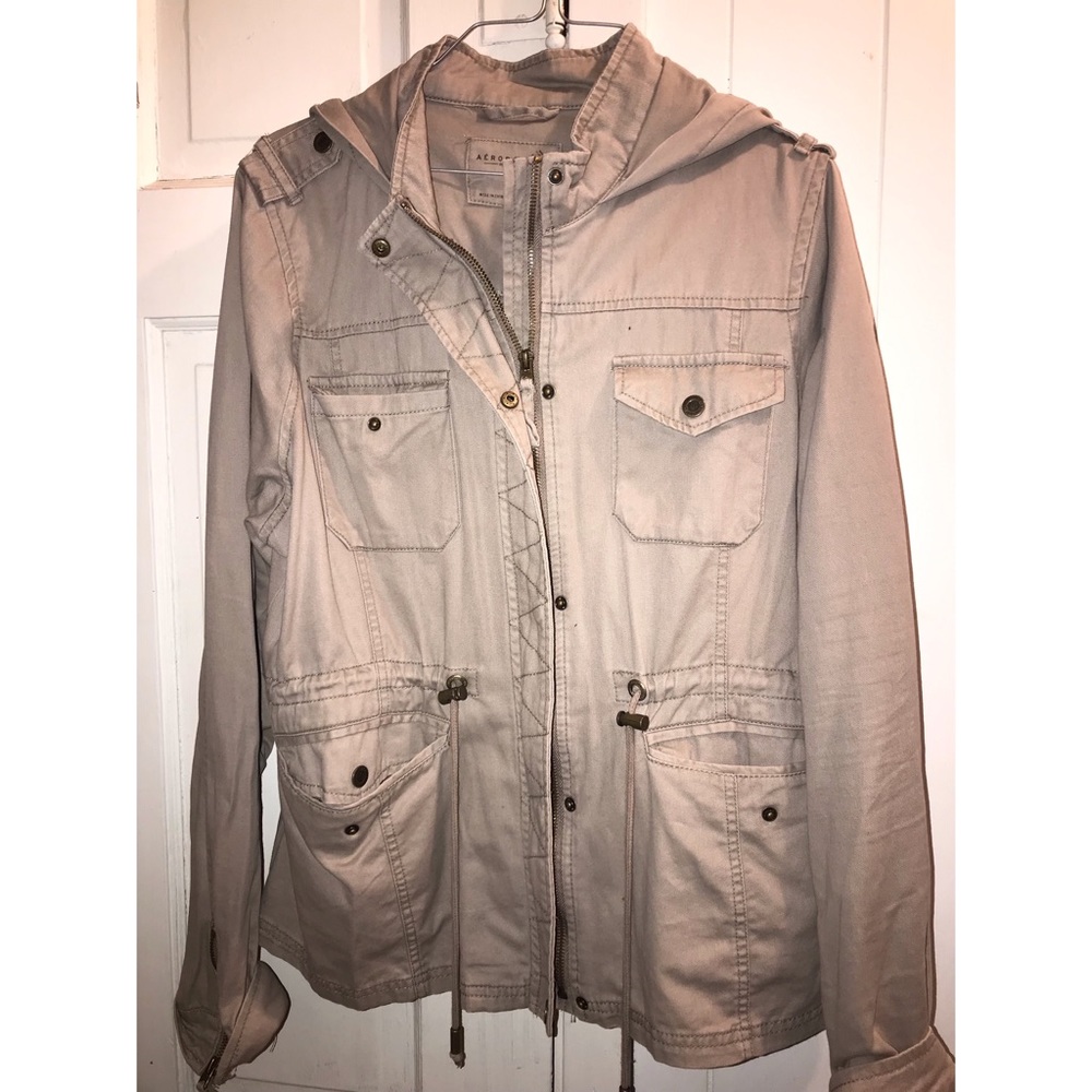 AEROPOSTALE BROWN UTILITY JACKET